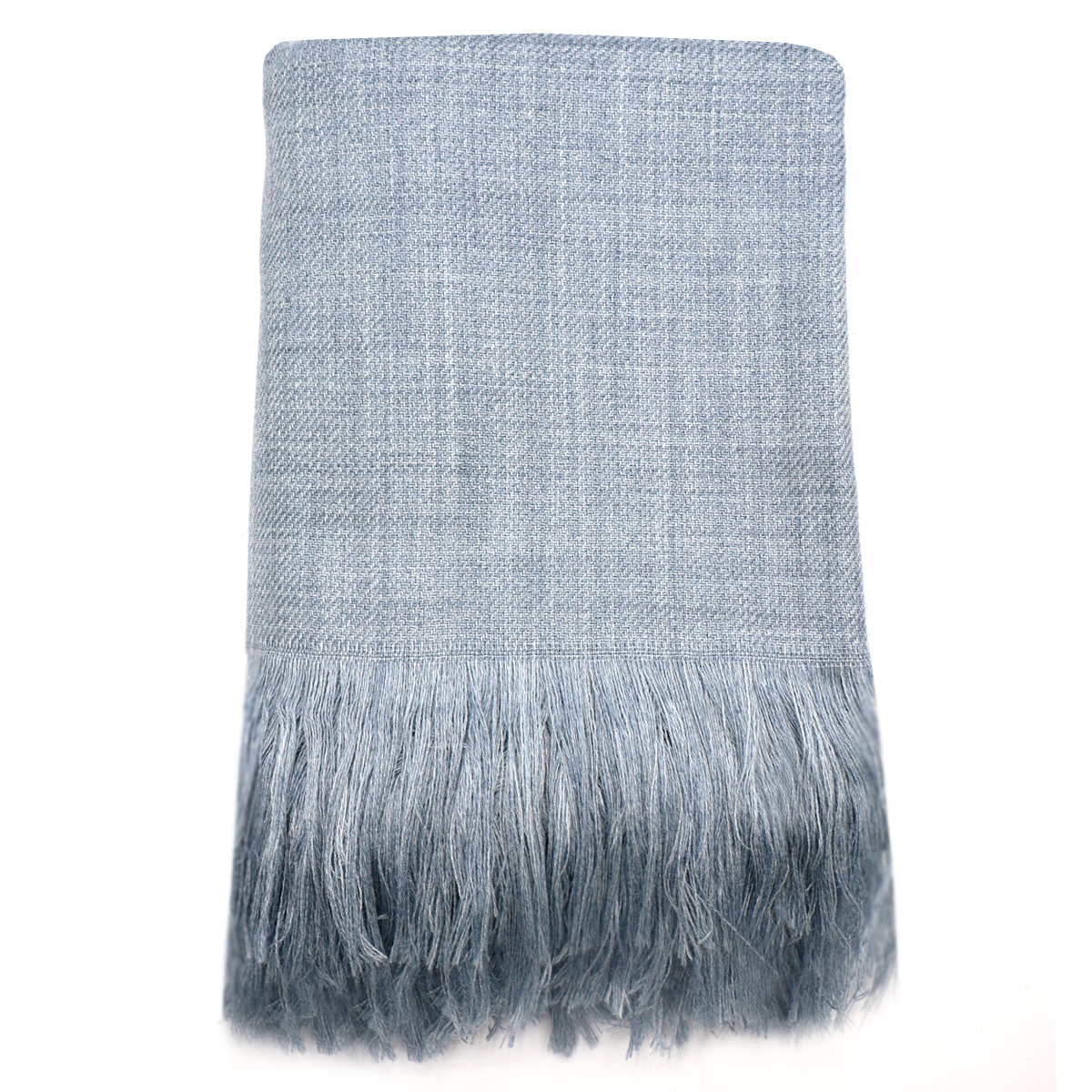 Плед полушерстяной COMFORT, светло-серый