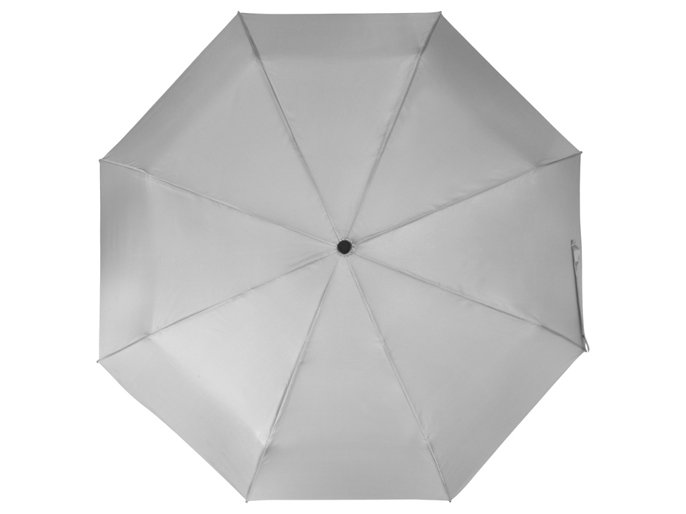 Зонт складной Columbus, механический, 3 сложения, с чехлом, серый
