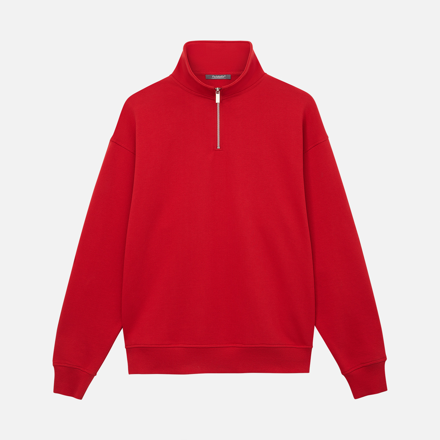 Толстовка на молнии унисекс Флоу (Flow), красная, размер 5XL/6XL Толстовка на молнии унисекс Флоу (Flow), красная, размер 5XL/6XL