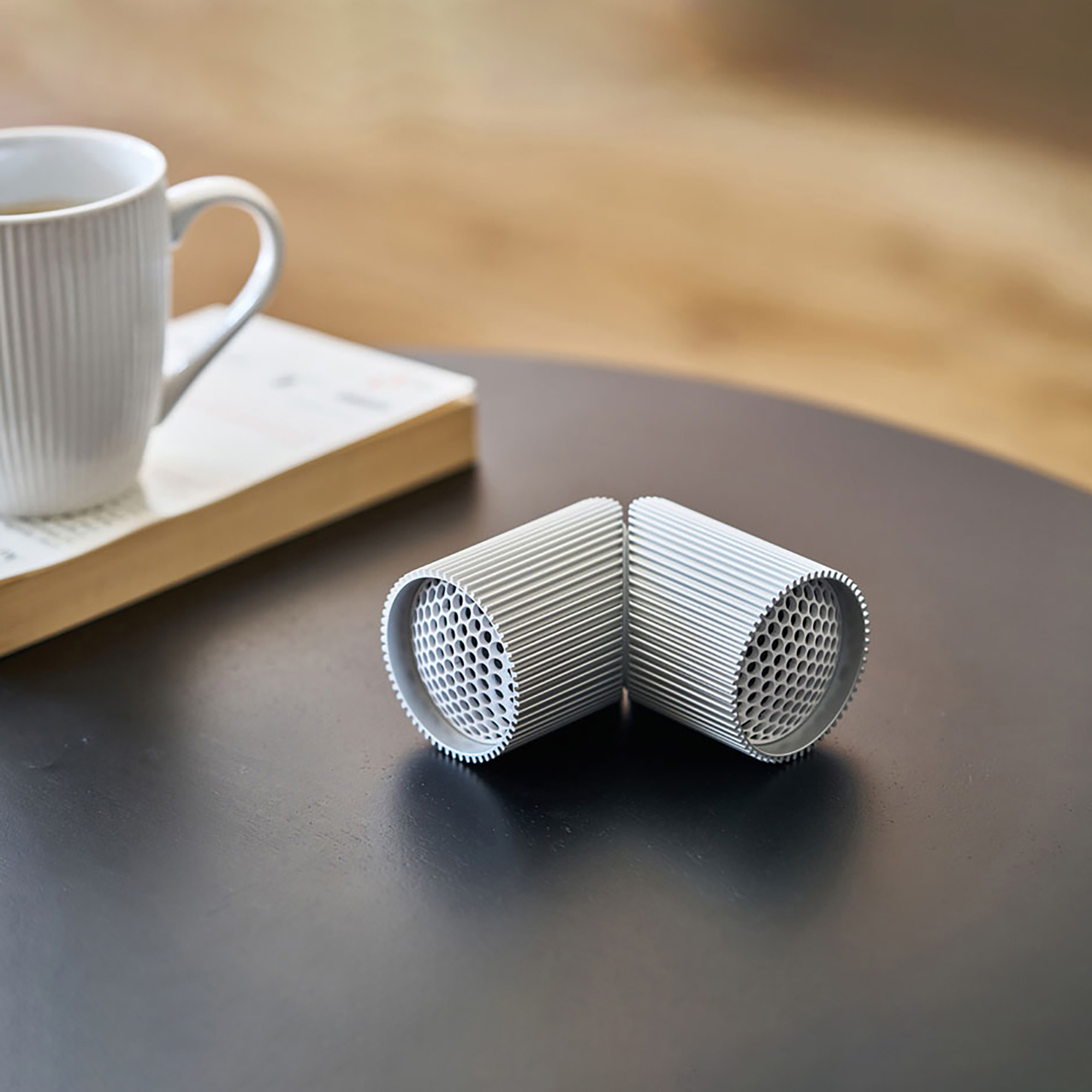 Беспроводная колонка Ray Speaker, серебристый