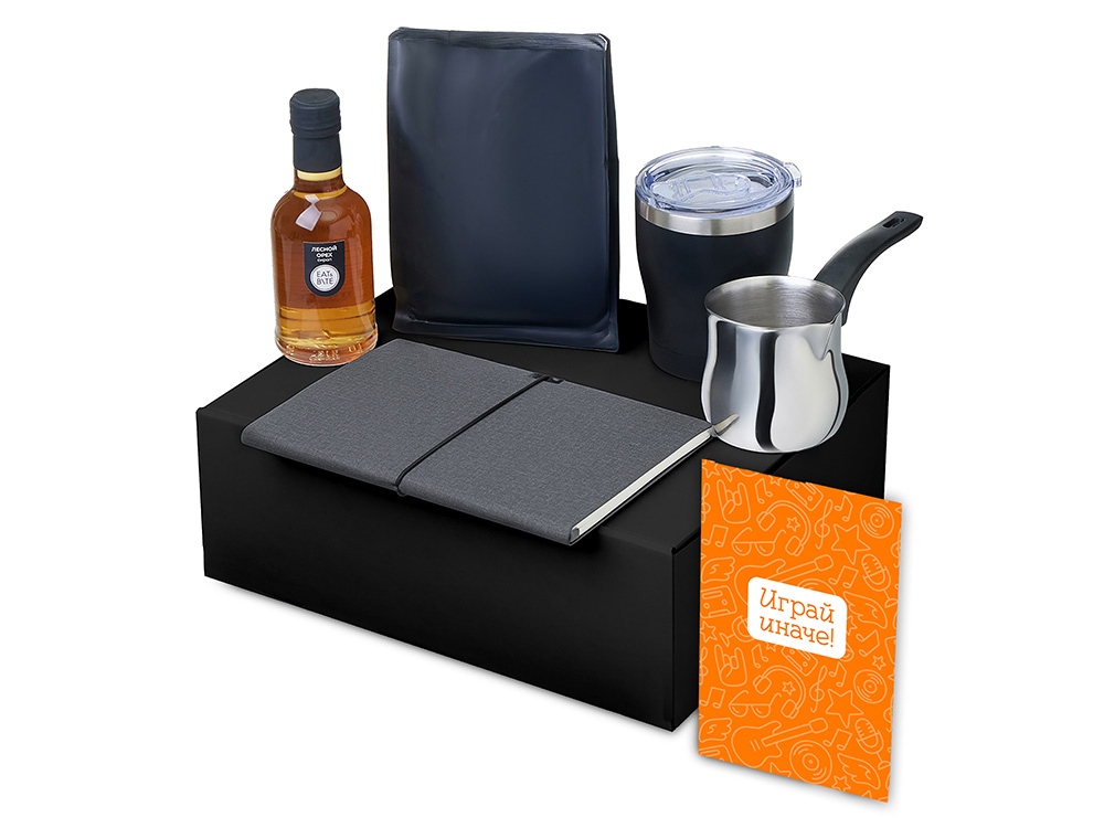 Подарочный набор Re:y. Routine с туркой, термокружкой и кофе Подарочный набор Re:y. Routine с туркой, термокружкой и кофе