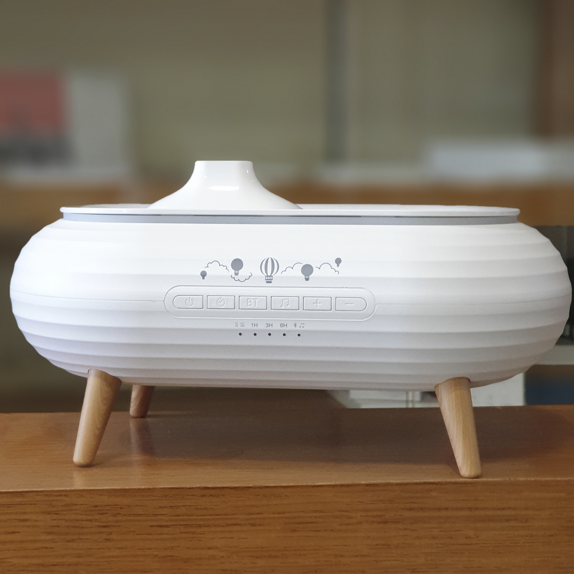 Увлажнитель воздуха "Smart Air" с bluetooth-колонкой, мелодиями и релаксирующими шумами, с подсветкой и ароматизатором Увлажнитель воздуха "Smart Air" с bluetooth-колонкой, мелодиями и релаксирующими шумами, с подсветкой и ароматизатором