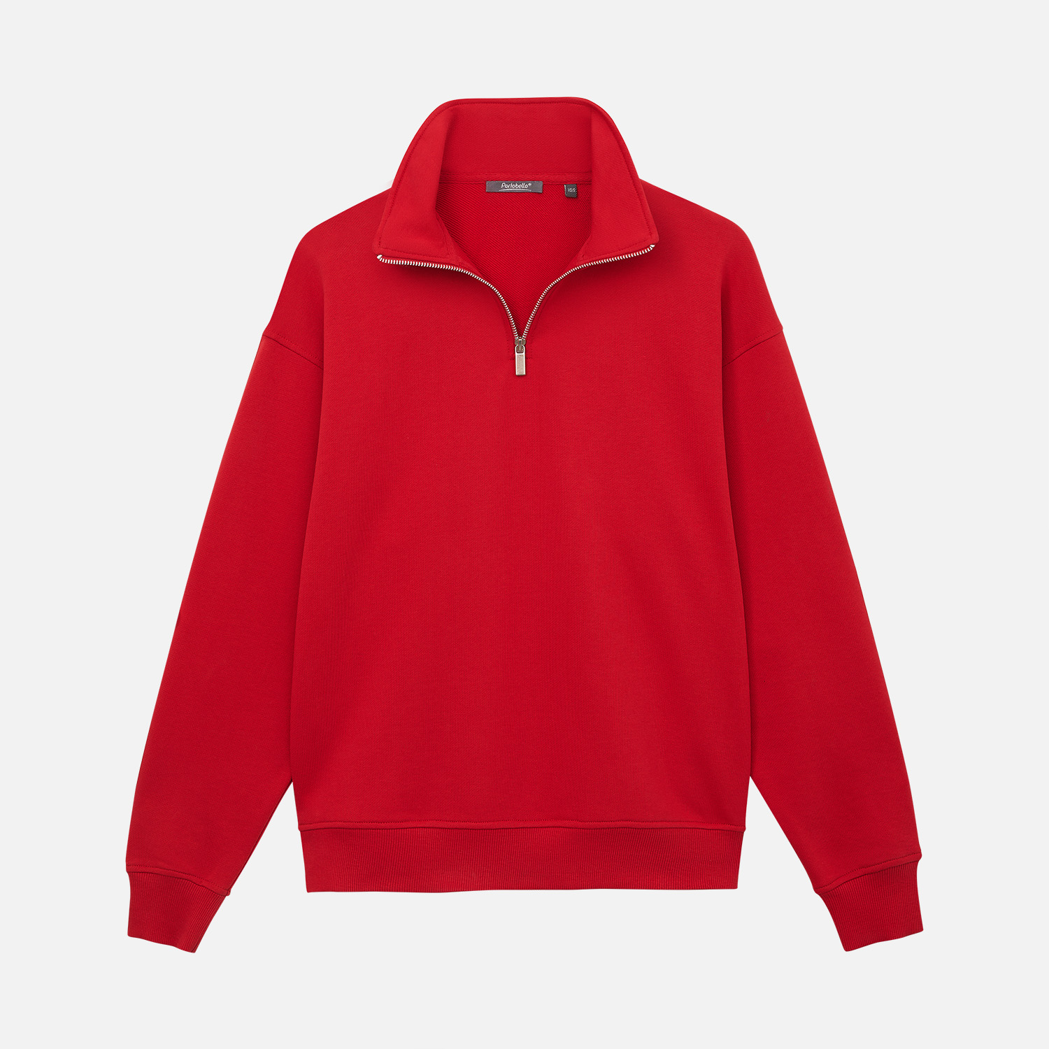 Толстовка на молнии унисекс Флоу (Flow), красная, размер 5XL/6XL Толстовка на молнии унисекс Флоу (Flow), красная, размер 5XL/6XL