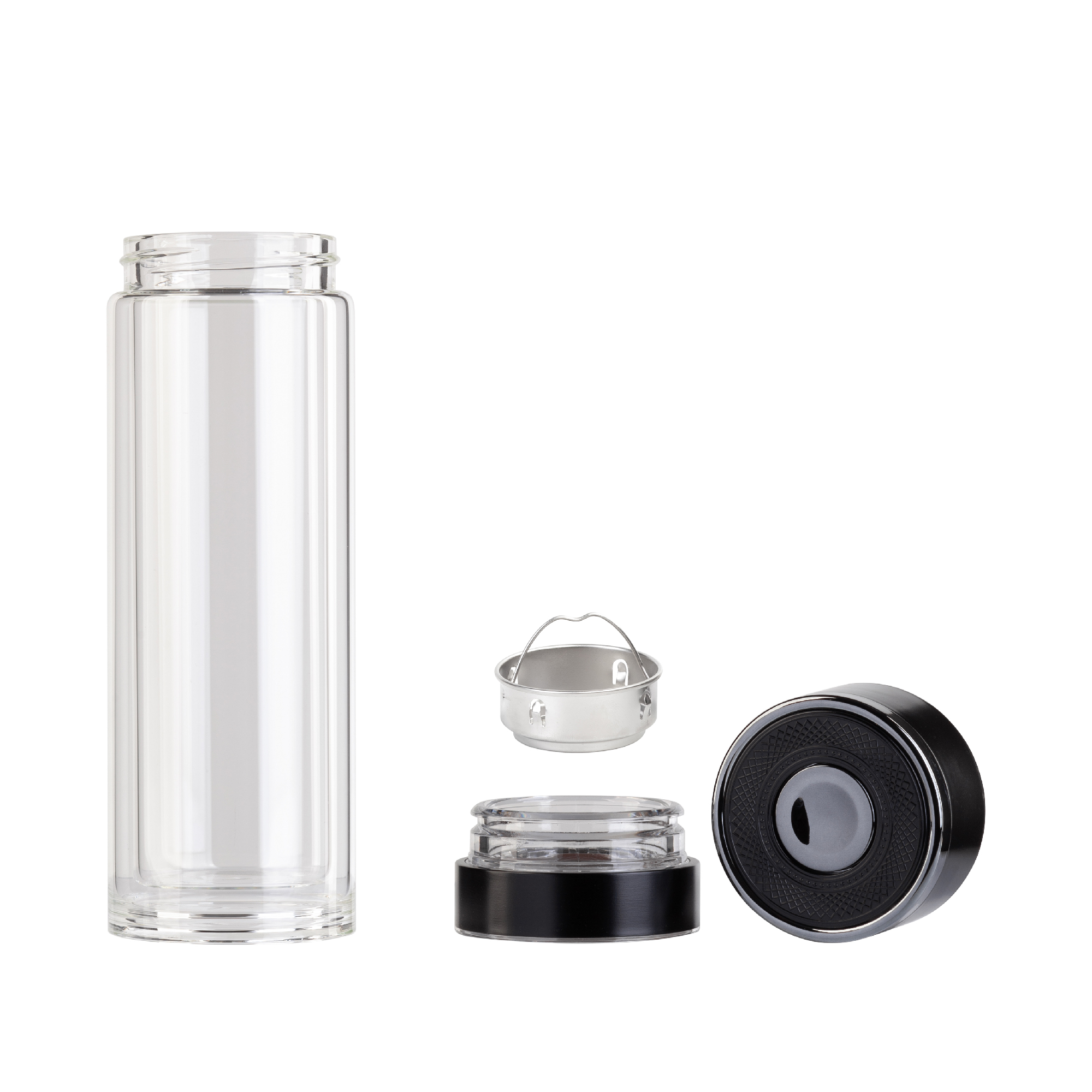 Заварочный термос "Press" 400 мл, серебристый Заварочный термос "Press" 400 мл, серебристый