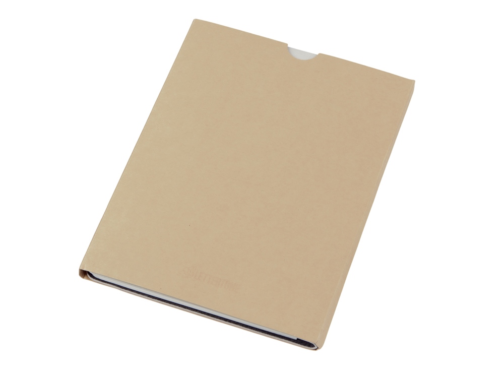 Блокнот А5 Notepeno Max, 96 листов 80 гр/м2 белой FSC бумаги, бежевый