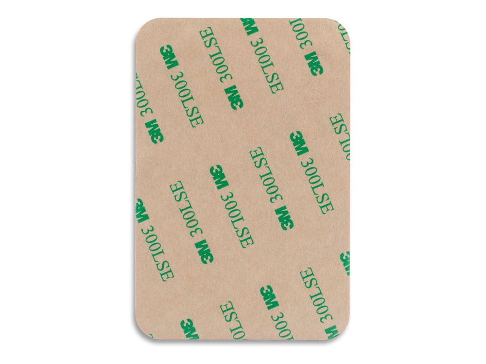 Чехол-картхолдер Favor на клеевой основе на телефон для пластиковых карт и и карт доступа, серый