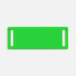 Лейбл из ПВХ Kova, зеленый неон