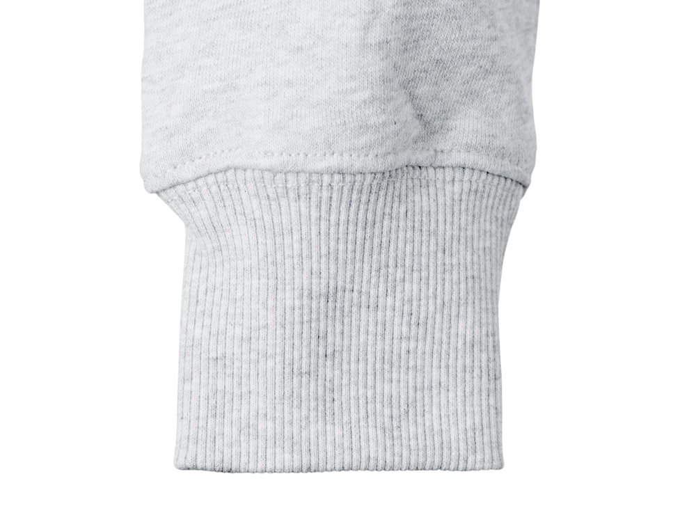 Свитшот оверсайз с рукавом реглан Belgrade, унисекс, серый меланж