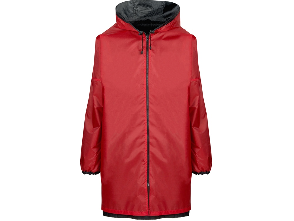 Дождевик Bi-color унисекс, красный/черный