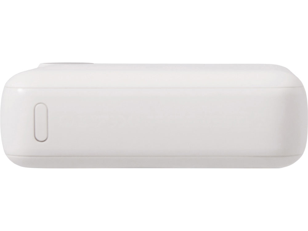 Внешний аккумулятор со встроенным кабелем Liri, QC/PD, 10000 мАч, теплый белый