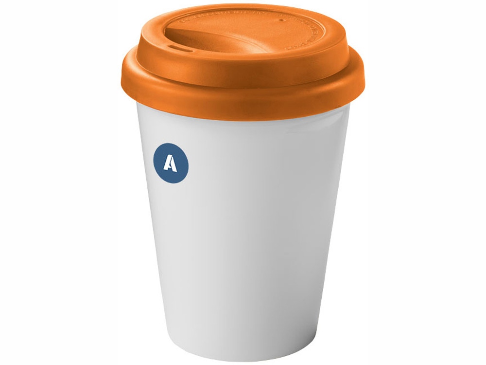 Стакан Zamzam, белый/оранжевый