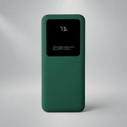 Внешний аккумулятор Kris soft touch, 10000mAh (Тёмно-зелёный)