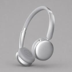 Беспроводные накладные наушники Stereo Light, BT 5.4, 300 мАч, cеребристый, Deppa Беспроводные накладные наушники Stereo Light, BT 5.4, 300 мАч, cеребристый, Deppa