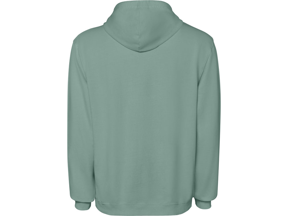 Толстовка с капюшоном KENIA унисекс, сине-зеленый выстиранный