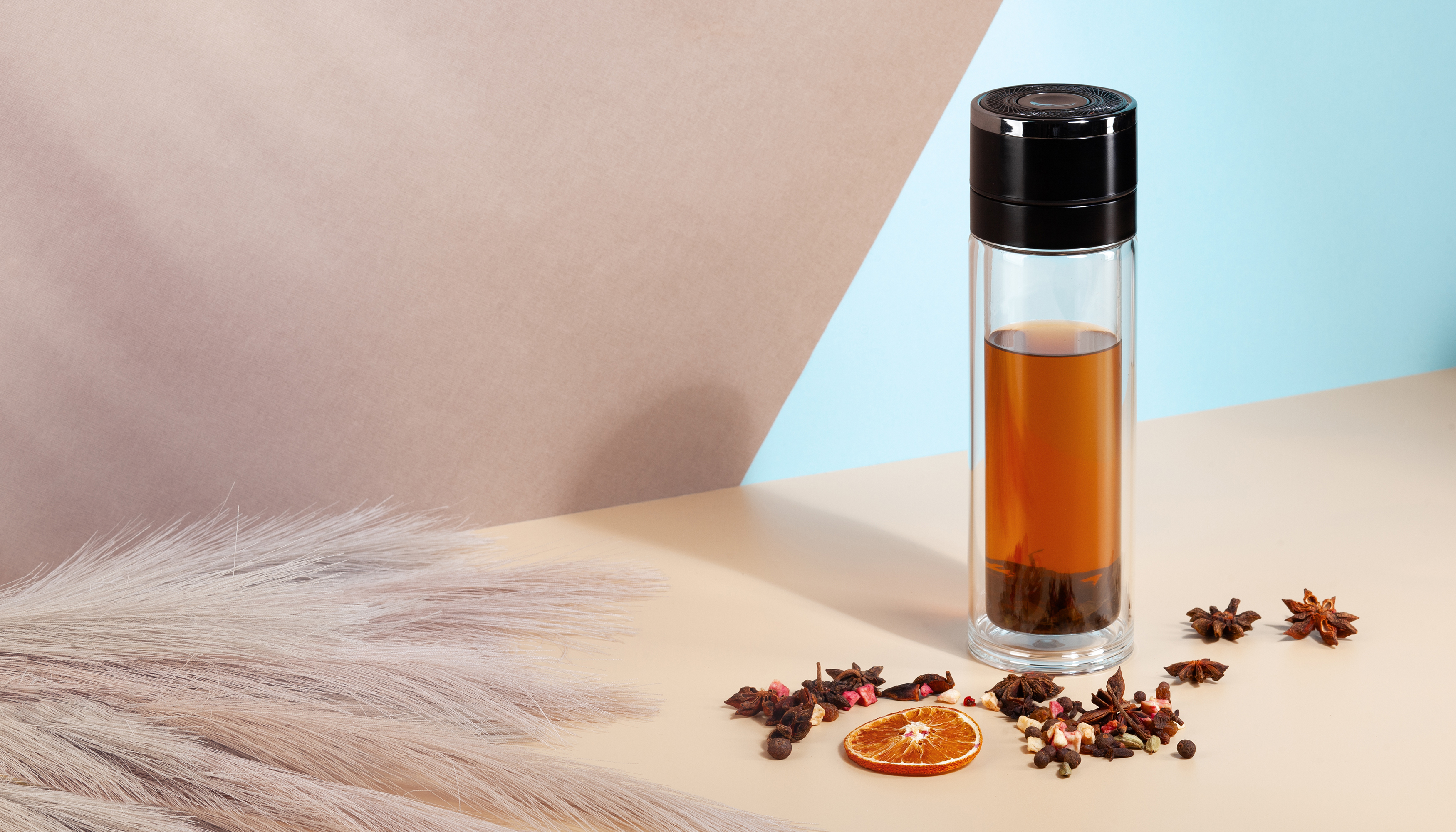 Заварочный термос "Press" 400 мл, серебристый Заварочный термос "Press" 400 мл, серебристый