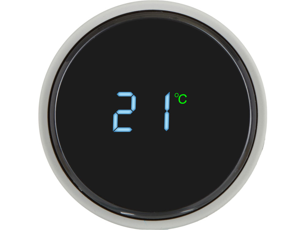 Вакуумный термос Module X с индикатором температуры, 500 мл, тубус, серый Cool grey 7C