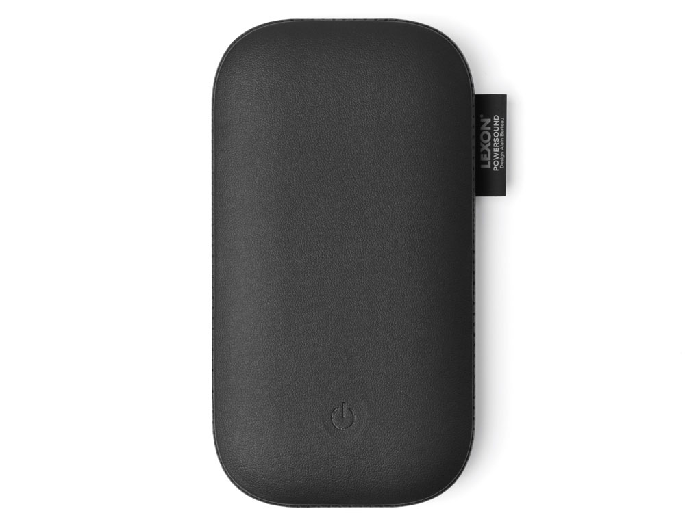 Внешний аккумулятор с беспроводной колонкой Powersound, черный Внешний аккумулятор с беспроводной колонкой Powersound, черный