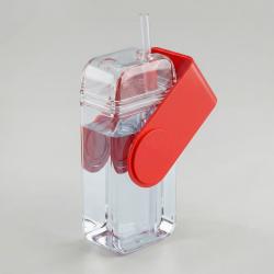 Бутылка для воды JUICY DRINK BOX, красный (Р)