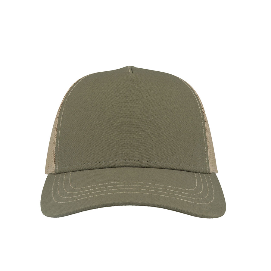 Бейсболка RAPPER CANVAS-S, 5 клиньев, пластиковая застёжка