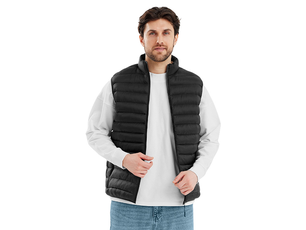 Стеганый жилет Uniqloud, черный Стеганый жилет Uniqloud, черный