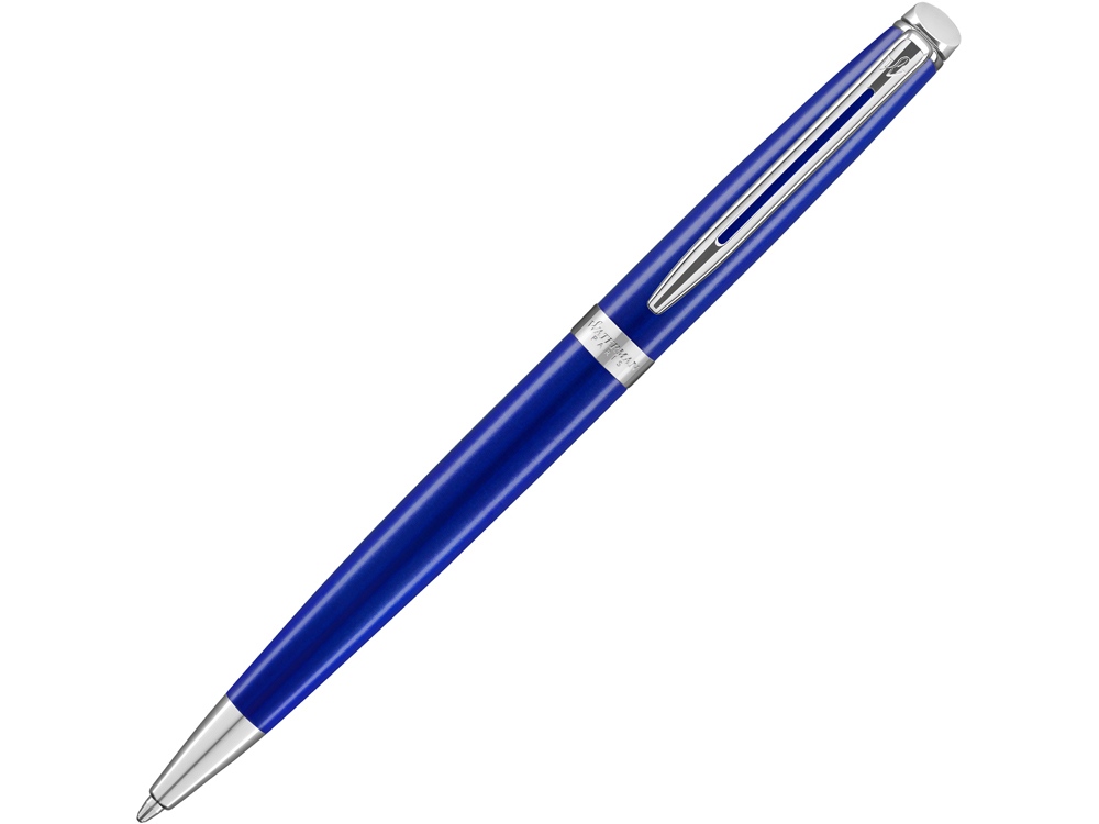 Ручка шариковая Waterman Hemisphere Bright Blue CT M, синий/серебристый