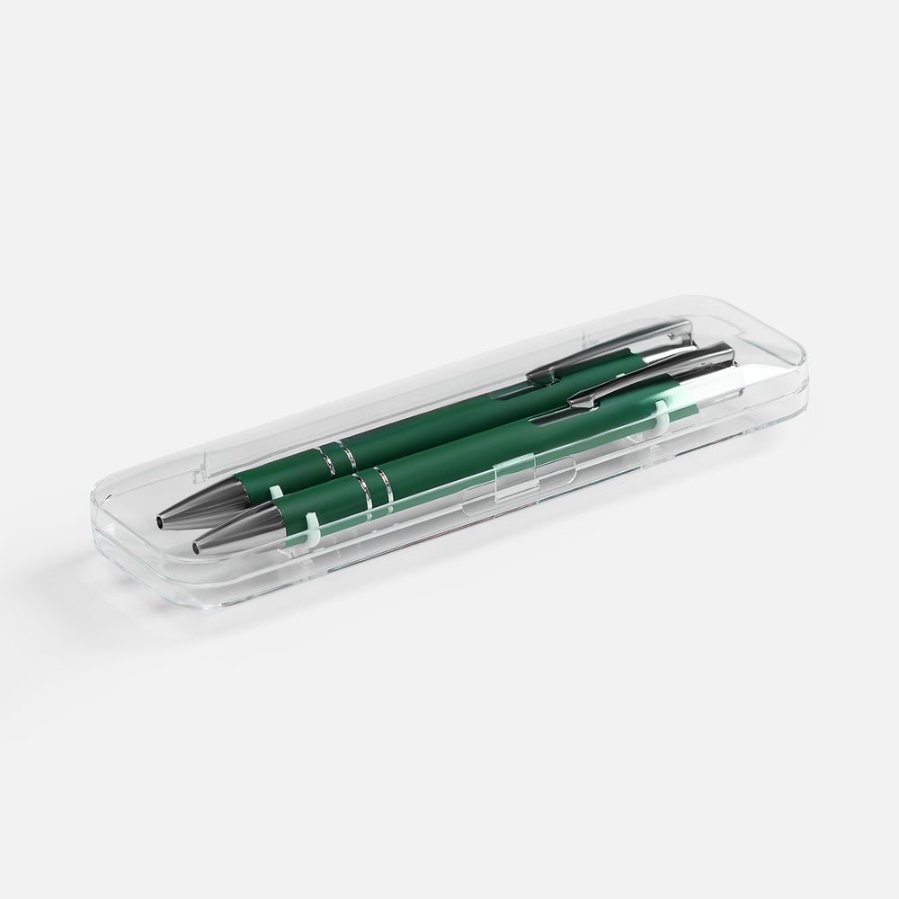 Набор из 2 ручек Keskus Soft Touch, зеленый