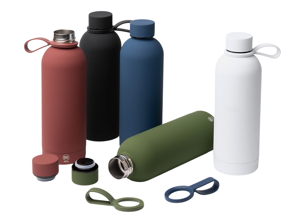 Термобутылка из переработанной нержавеющей стали 500 мл Сивас (SIVAS), темно- зеленый Термобутылка из переработанной нержавеющей стали 500 мл Сивас (SIVAS), темно- зеленый