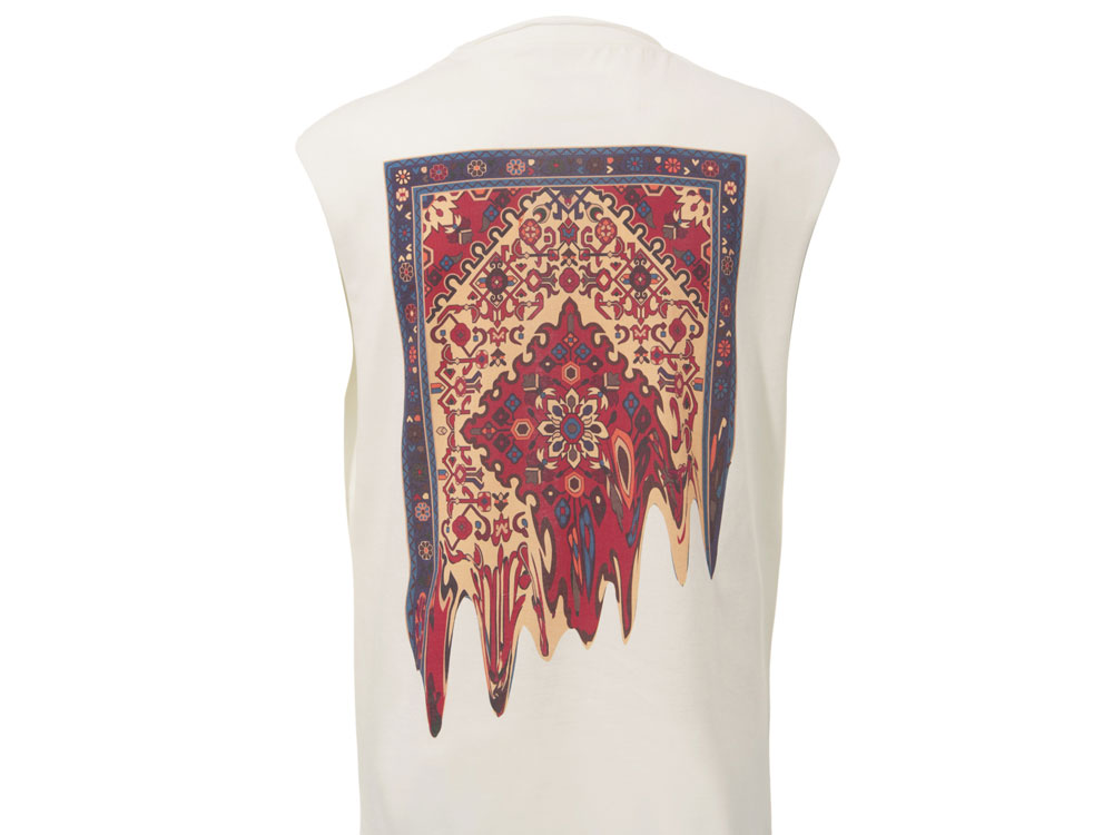 Майка оверсайз Berlin, унисекс, молочный, ДТФ текстиль и Текстильный принтер