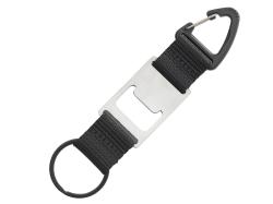 Брелок-ремувка с открывашкой и карабином Champion, черный