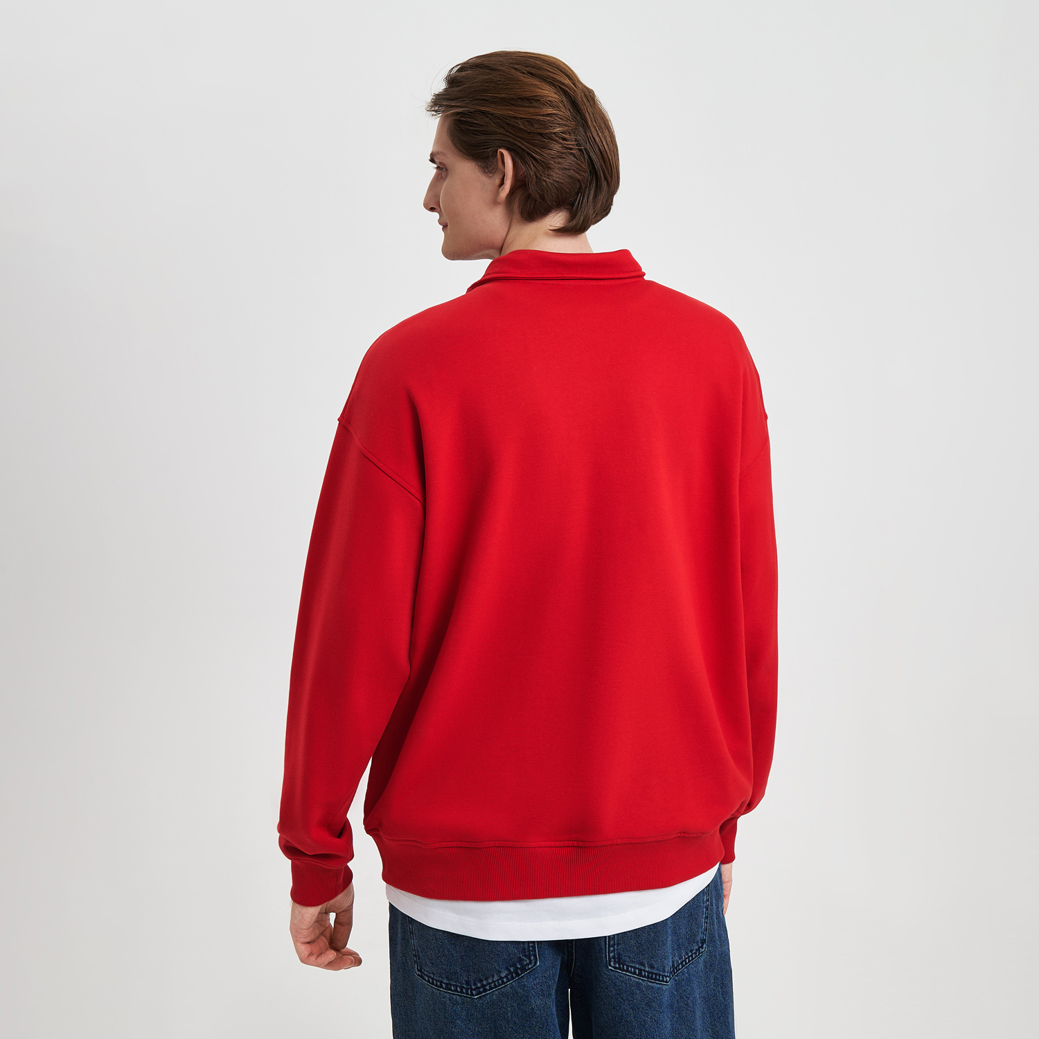 Толстовка на молнии унисекс Флоу (Flow), красная, размер 5XL/6XL Толстовка на молнии унисекс Флоу (Flow), красная, размер 5XL/6XL