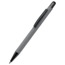 Ручка металлическая Story софт-тач, светло-серая