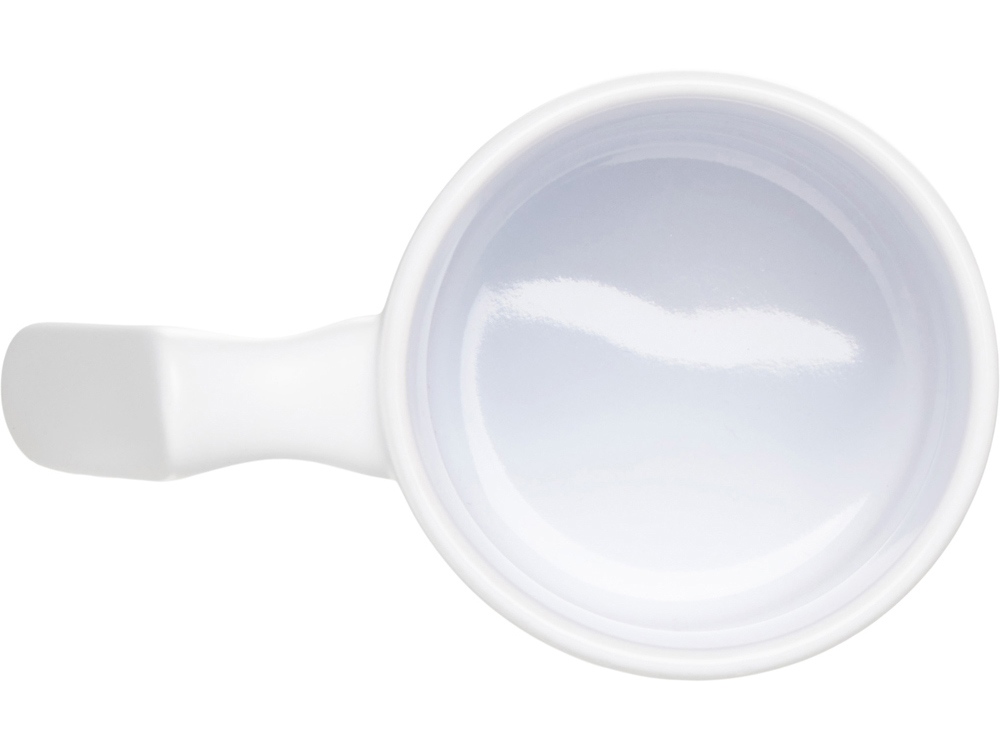 Кружка матовая с прямой ручкой Axio, 360 мл, белый