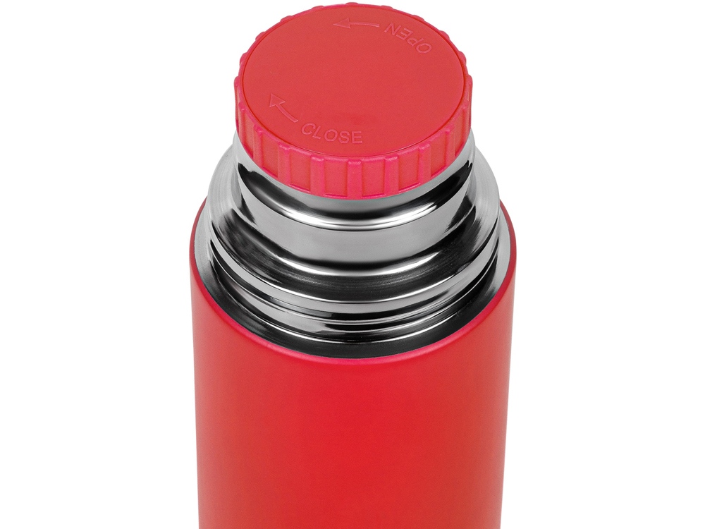 Термос Relaxika 101 (1 литр), красный (без лого)