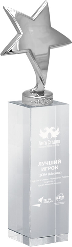 Награда Звезды с гравировкой