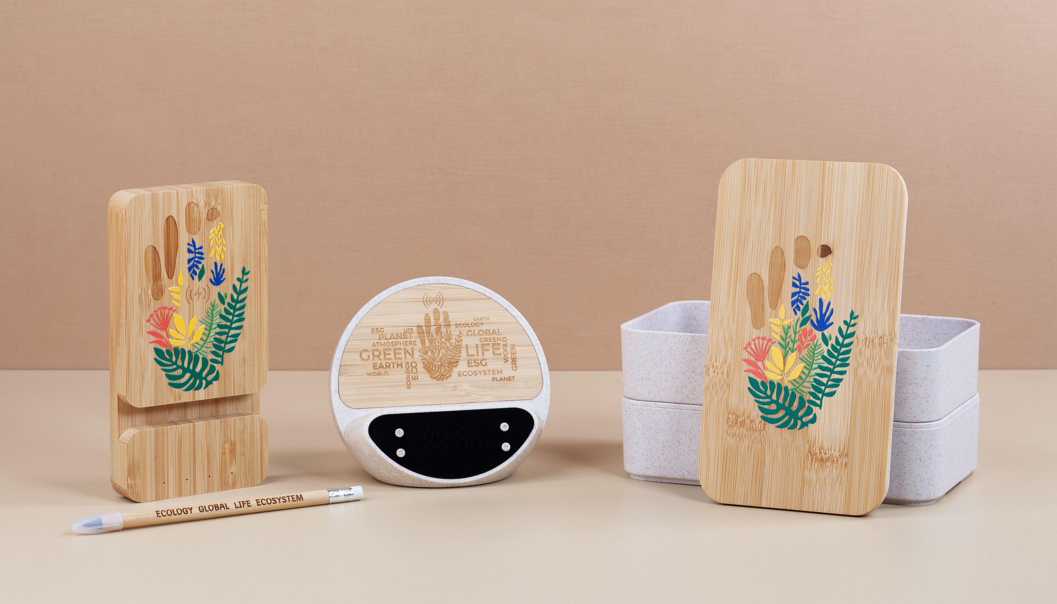 Вечный карандаш "Groot" с ластиком, бамбук Вечный карандаш "Groot" с ластиком, бамбук