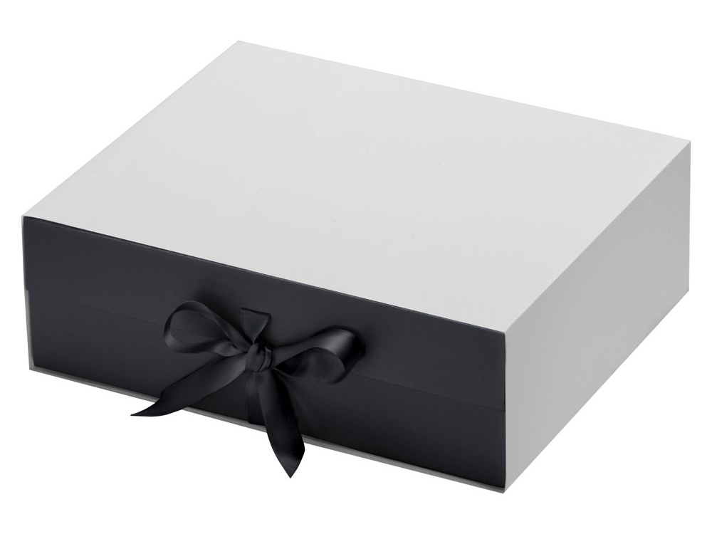 Коробка разборная на магнитах с лентами, черный Коробка разборная на магнитах с лентами, черный