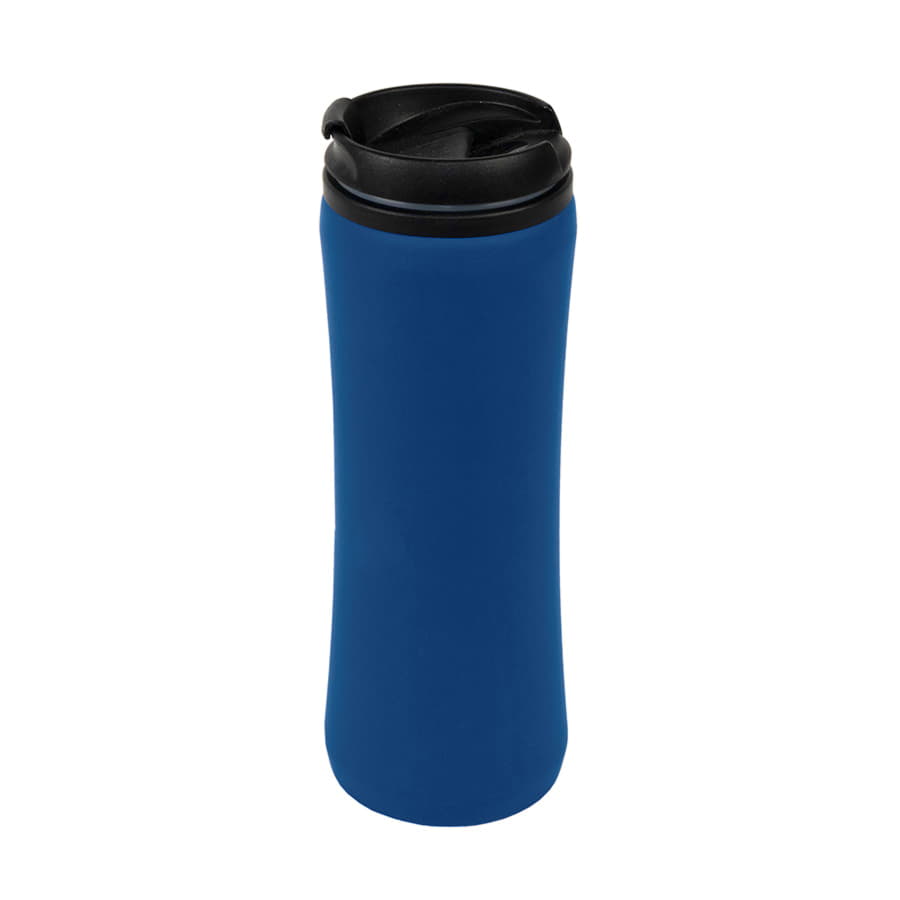 Набор подарочный OFFICEKIT: термос, ежедневник, ручка,  стружка, коробка, синий