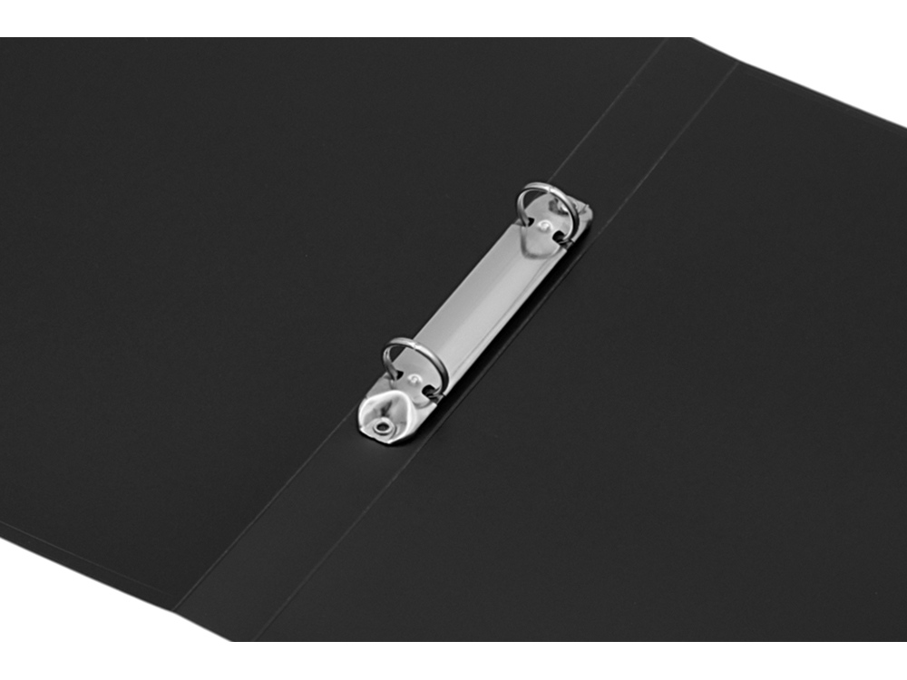 Папка пластиковая с 2 кольцами, черный