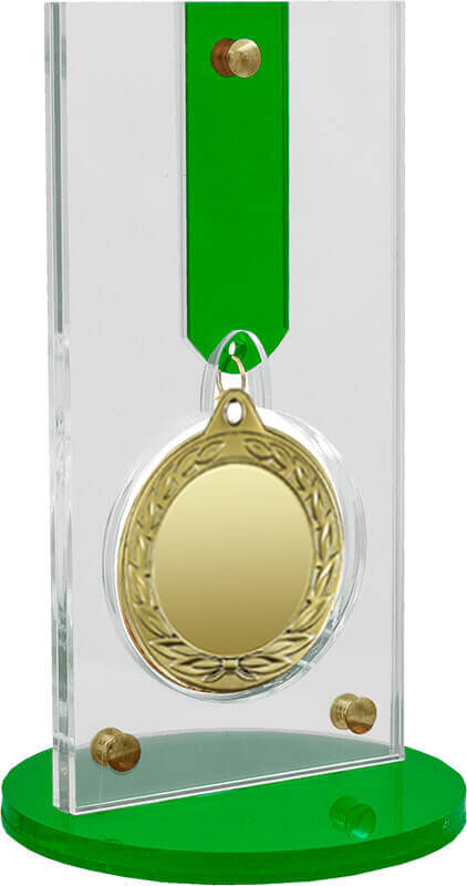 Акриловая награда с медалью 70мм