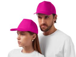 Бейсболка Poly 5-ти панельная 120гр, фуксия Бейсболка Poly 5-ти панельная 120гр, фуксия