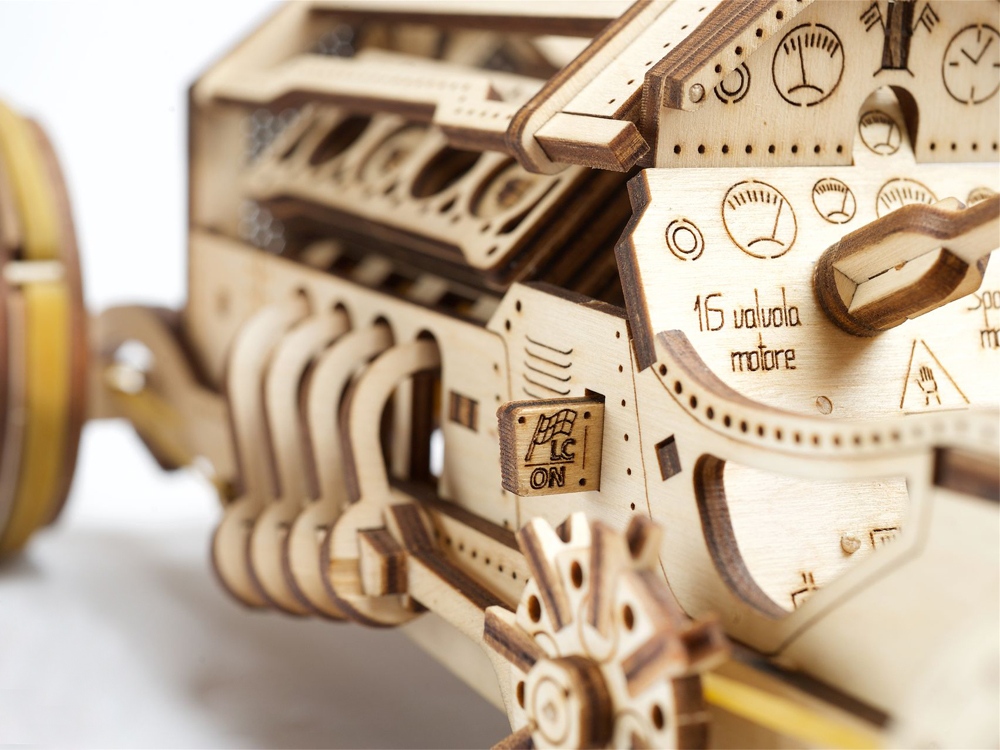 3D-ПАЗЛ UGEARS Спорткар U-9 Гран-при
