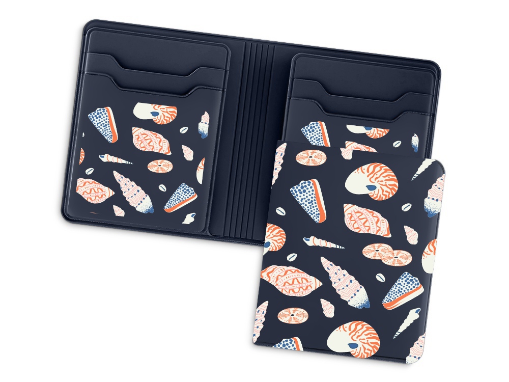 Картхолдер с отделением для наличных денег с возможностью полноцветной УФ-печати, софт-тач Картхолдер с отделением для наличных денег с возможностью полноцветной УФ-печати, софт-тач