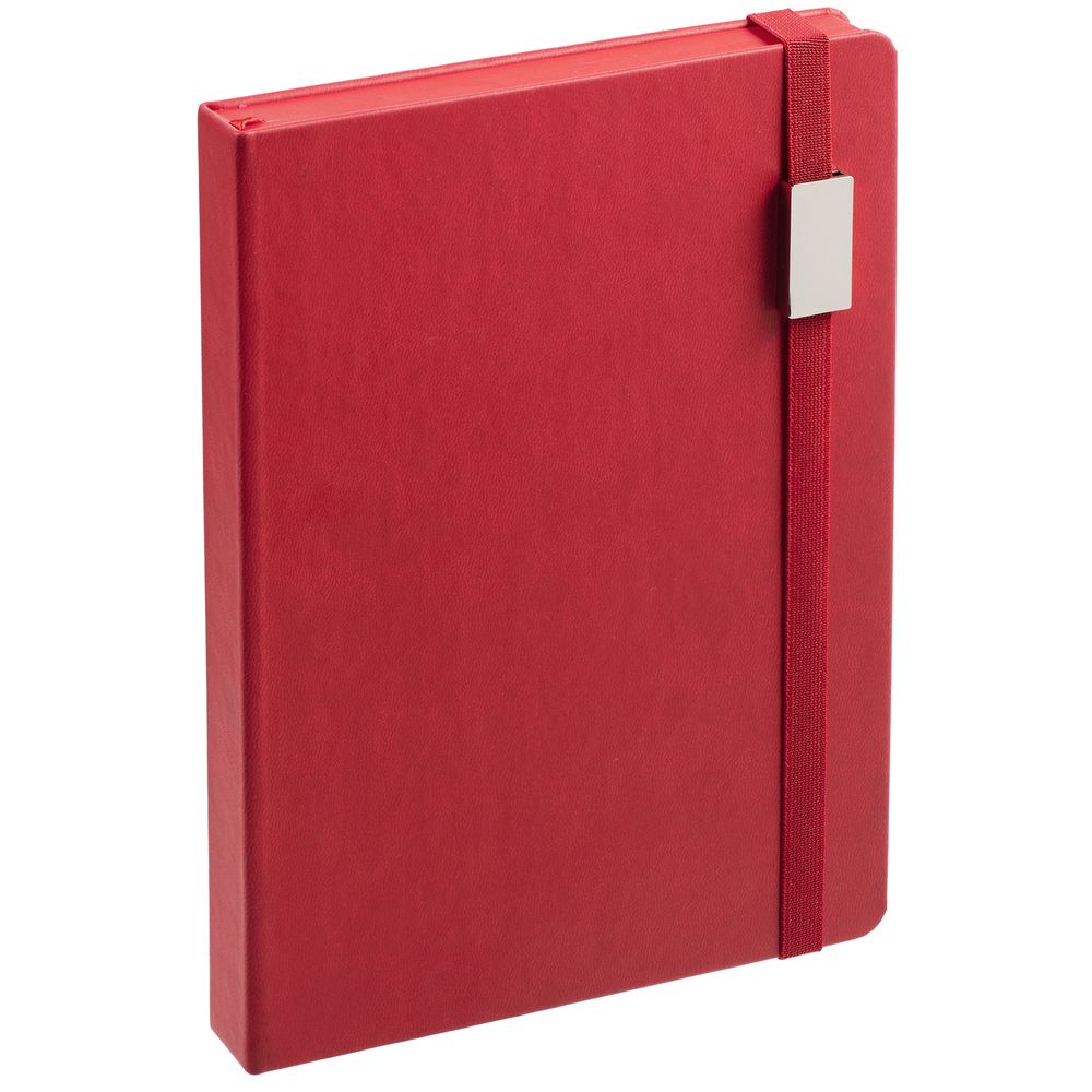 Ежедневник New Factor Metal, красный Ежедневник New Factor Metal, красный