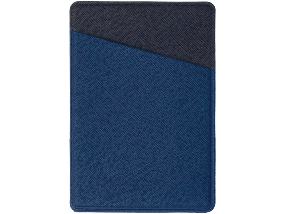Картхолдер на 3 карты типа бейджа Favor, ярко-синий/темно-синий