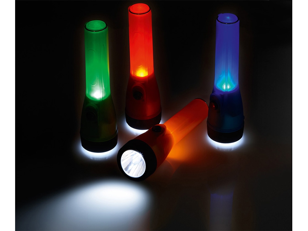 Фонарь Subra с кольцом для ключей, синий