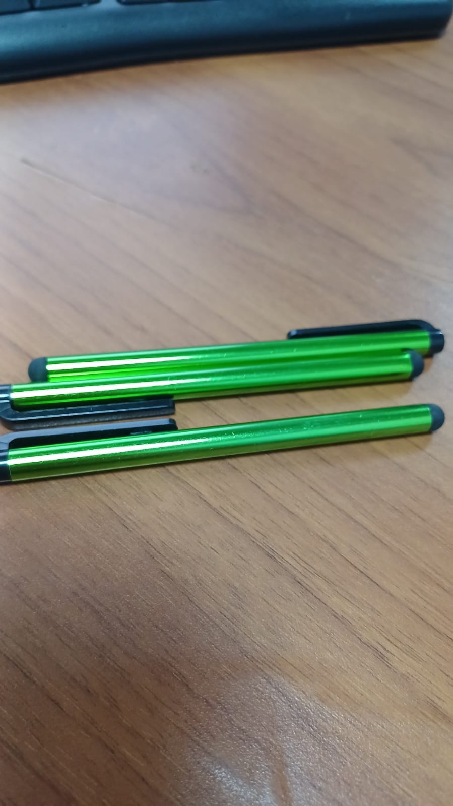 Стилус металлический Touch Smart Phone Tablet PC Universal, зеленое яблоко (Р)