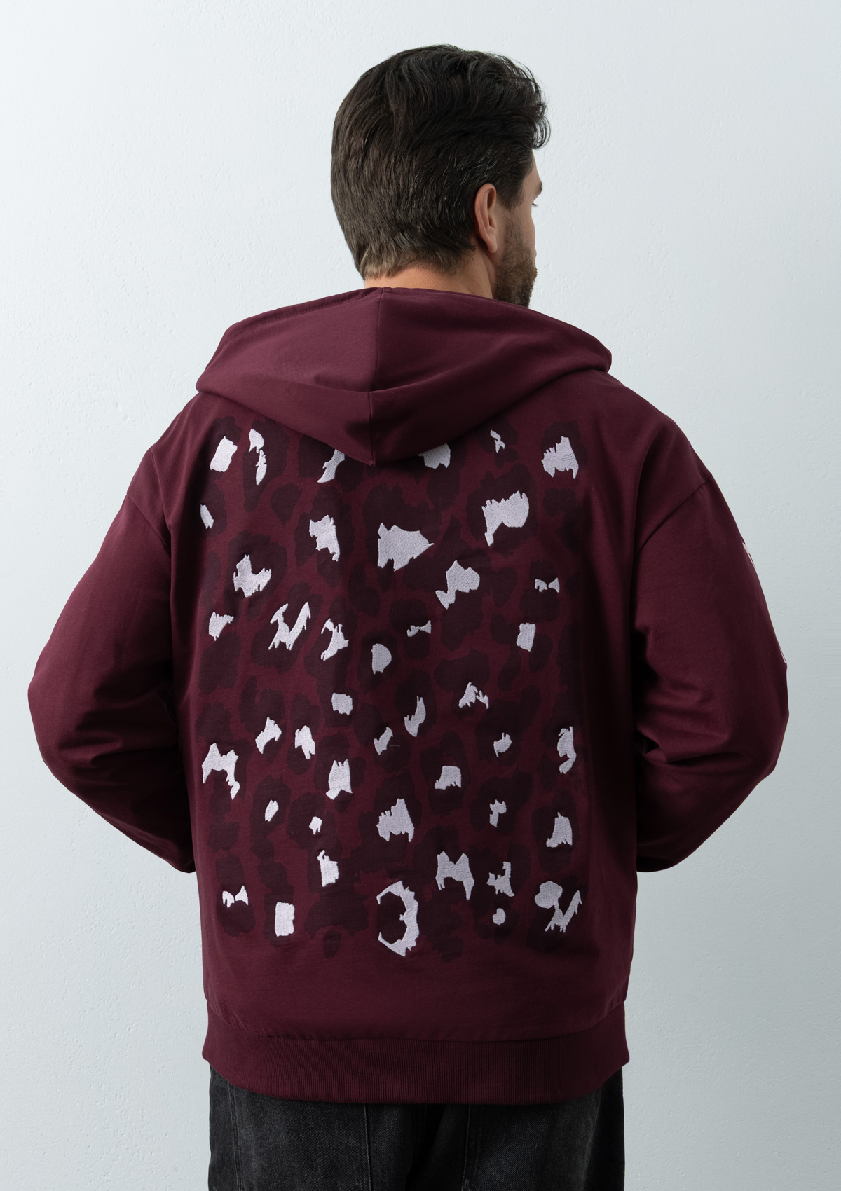 Толстовка STAN Oversize Zip с капюшоном футер без начёса 240, 99