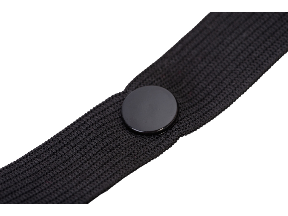 Сумка Fixy из переработанного хлопка с фиксирующей эластичной лентой, черный