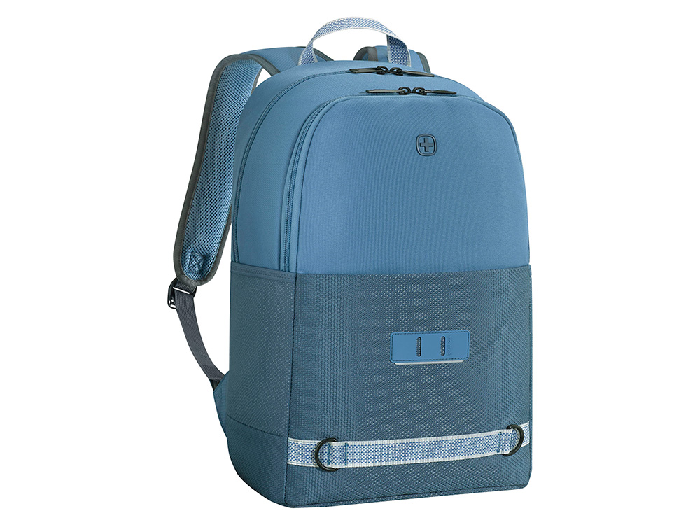 Рюкзак WENGER Tyon 15.6, голубой, переработанный ПЭТ/Полиэстер, 32х18х48 см, 23 л.