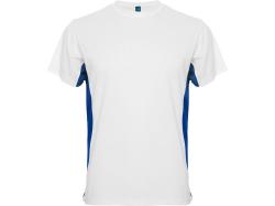 Спортивная футболка Tokyo мужская, белый/королевский синий